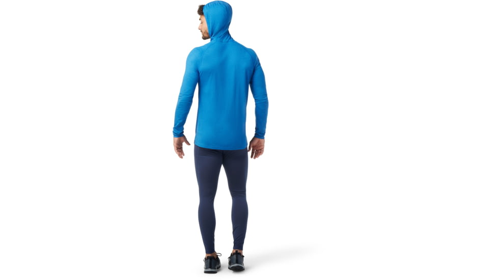 Smartwool Merino Sport Hoodie - Mens, J96 Laguna Blue, Small, SW016556J96S