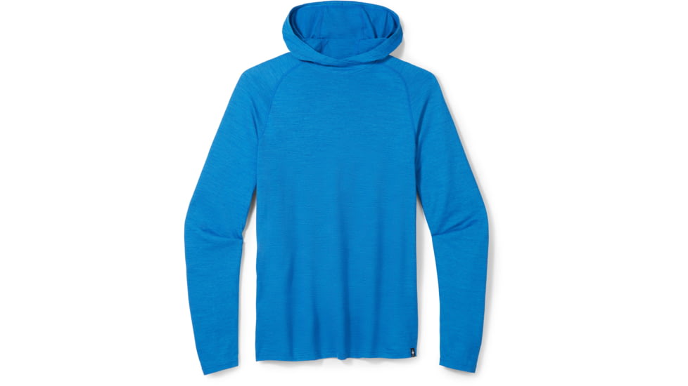 Smartwool Merino Sport Hoodie - Mens, J96 Laguna Blue, Small, SW016556J96S
