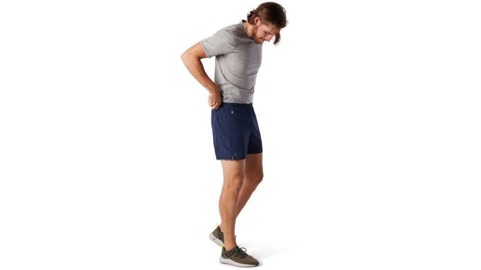 Smartwool Merino Sport Lined 5in Short - Mens, Deep Navy, Small, SW000374092-S