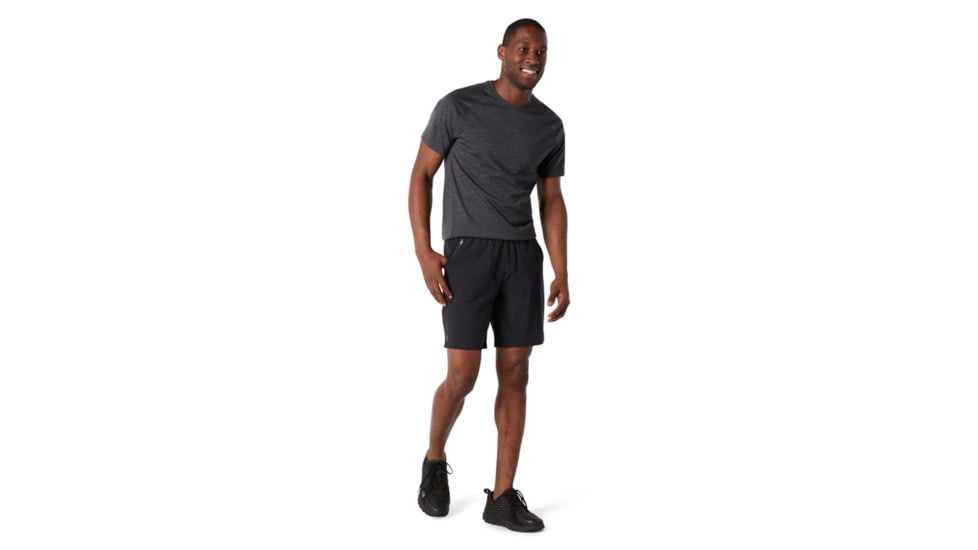 Smartwool Merino Sport Lined 8in Short - Mens, Black, Small, SW016558001S