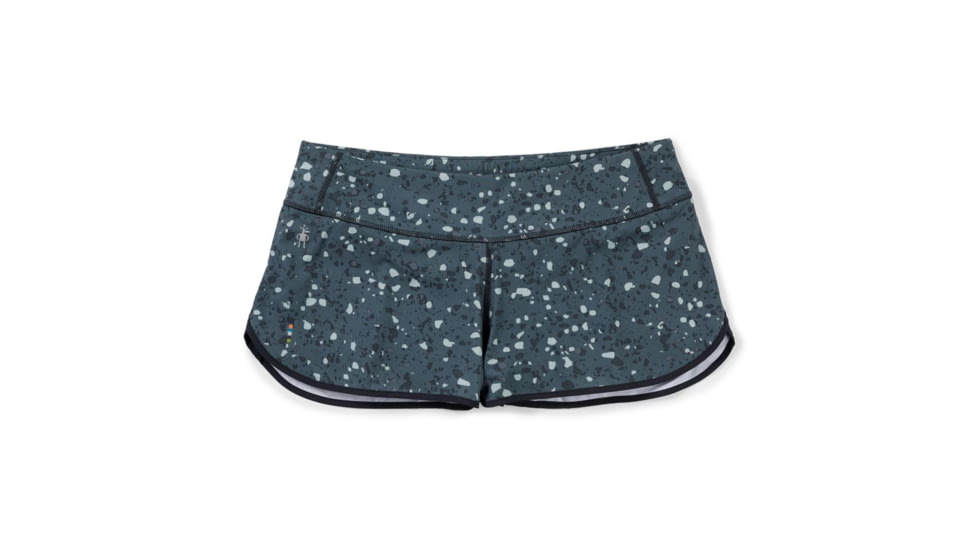 Smartwool Merino Sport Lined Short - Womens, Black Composite Print, Large, SW016604J43L