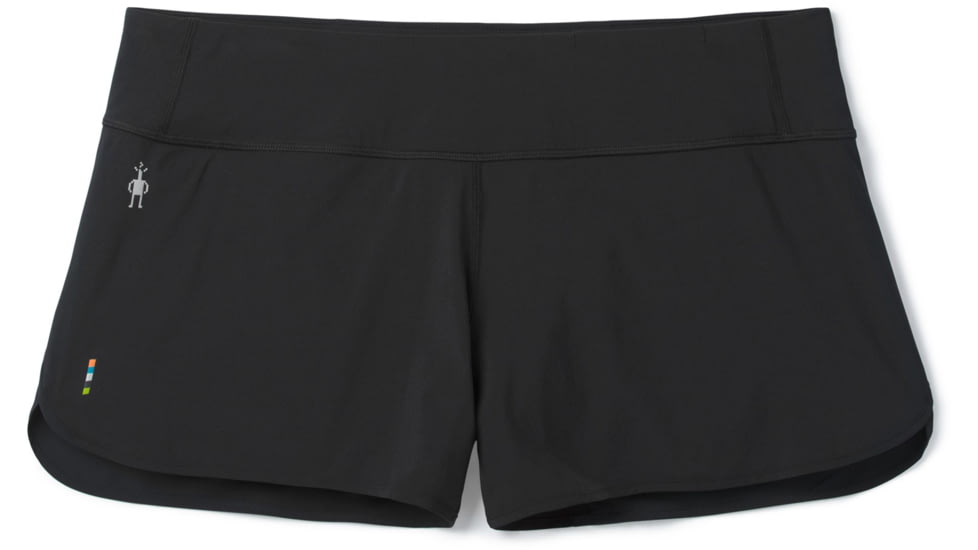 Smartwool Merino Sport Lined Short - Womens, Black, Extra Small, SW016142001-XS