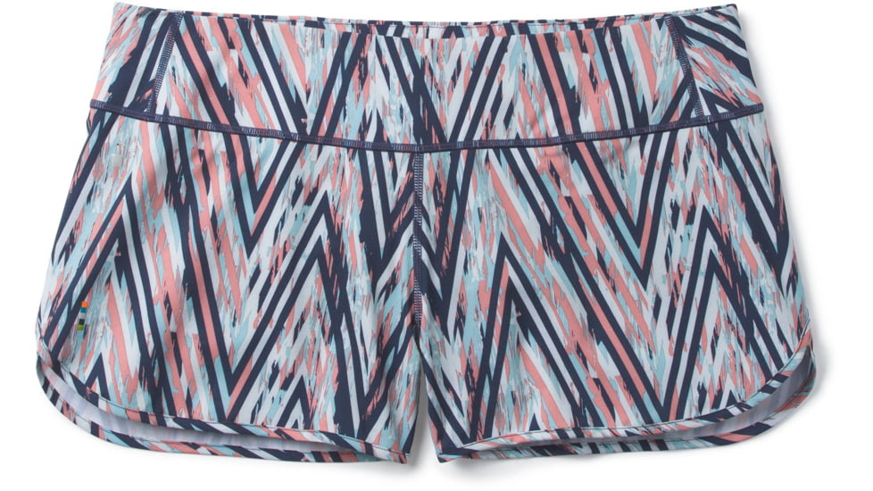 Smartwool Merino Sport Lined Short - Womens, Canyon Rose Zig Zag Print, Medium, SW016142D79-M