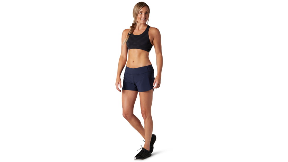 Smartwool Merino Sport Lined Short - Womens, Deep Navy, Large, SW016142092-L
