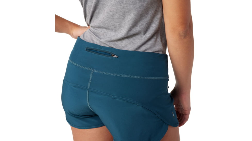 Smartwool Merino Sport Lined Short - Womens, Twilight Blue, Medium, SW016604G74M