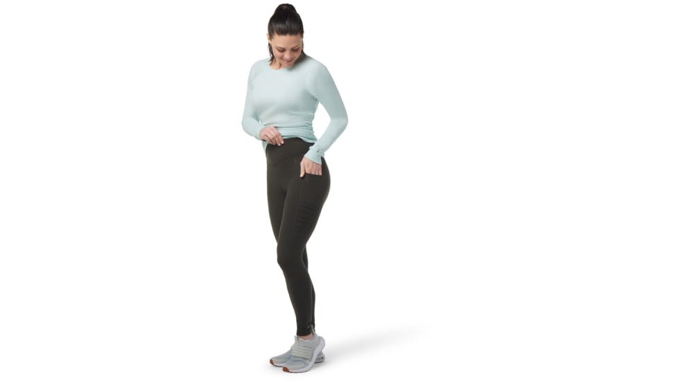 Smartwool Merino Sport Moto Legging - Womens, K15 North Woods, Small, SW016337K15S