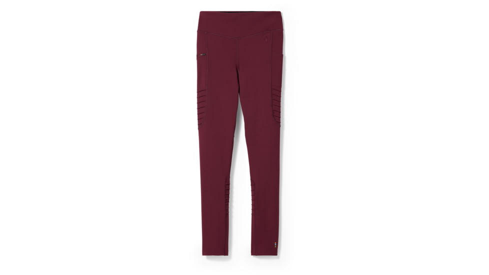 Smartwool Merino Sport Moto Legging - Womens, K17 Black Cherry, Large, SW016337K17L
