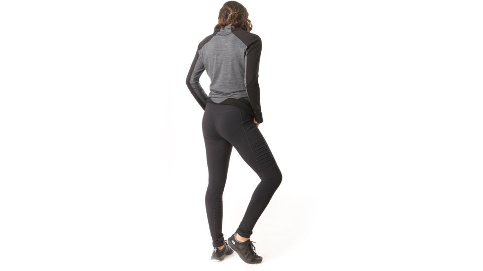 Smartwool Merino Sport Moto Tight - Womens, Black, Extra Large, SW019079001-XL