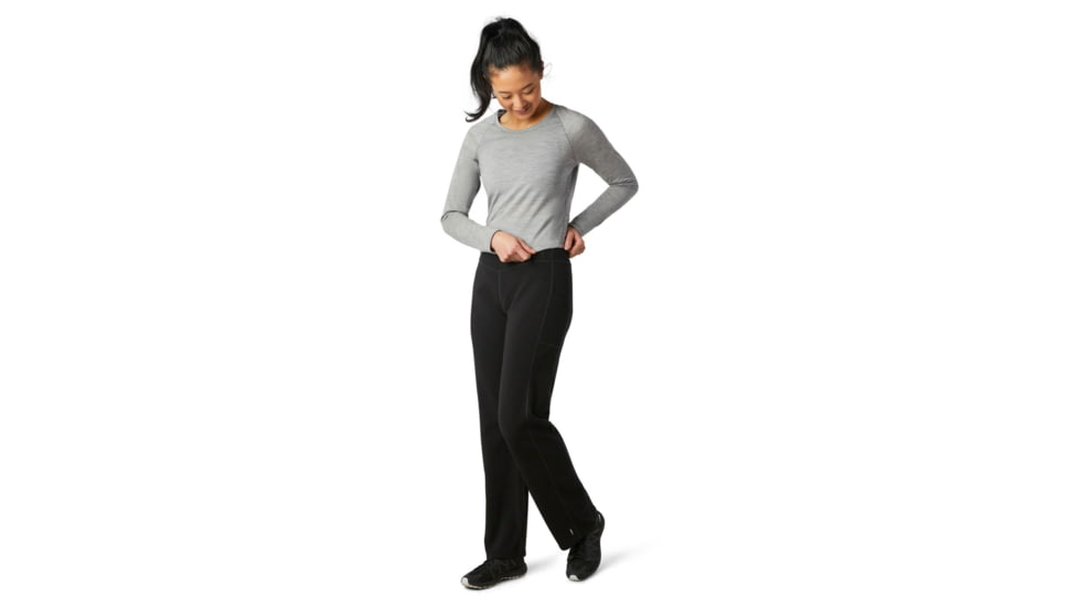 Smartwool Merino Sport Straight Leg Pant - Womens, Black, Small, SW016335001-S