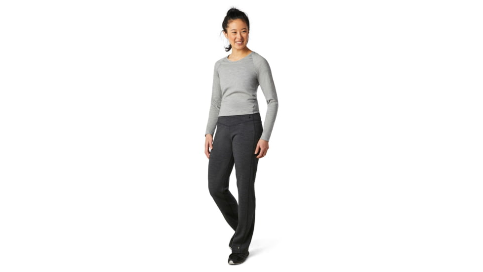 Smartwool Merino Sport Straight Leg Pant - Womens, Charcoal Heather, Large, SW016335010-L