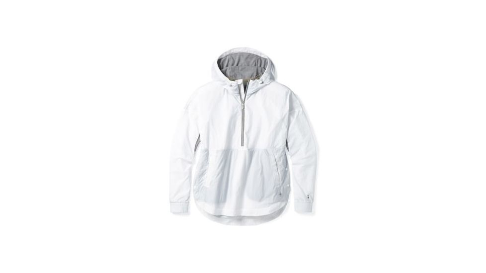 Smartwool Merino Sport Ultra Light Anorak Pullover - Womens, White, Medium, SW016190122-M