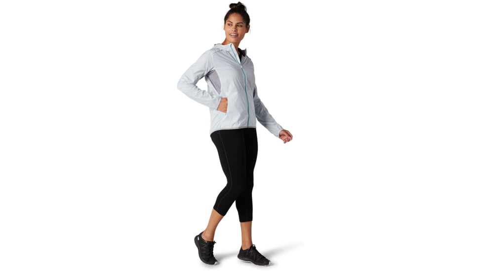 Smartwool Merino Sport Ultra Light Hoodie - Womens, Barely Blue, Extra Small, SW016226D29-XS