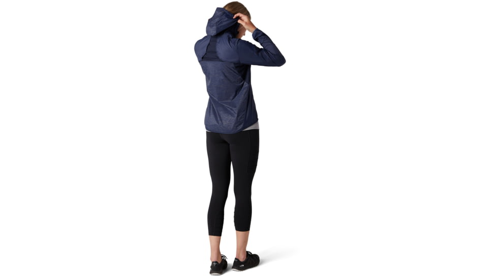 Smartwool Merino Sport Ultra Light Hoodie - Womens, Deep Navy, Large, SW016226092-L