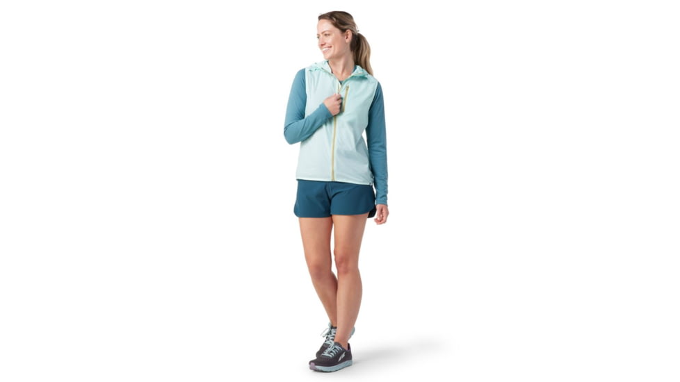 Smartwool Merino Sport Ultra Light Vest - Womens, Bleached Aqua, Extrta Large, SW016601J21XL