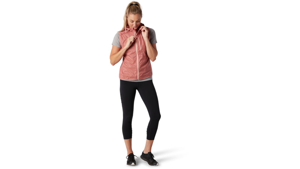 Smartwool Merino Sport Ultra Light Vest - Womens, Canyon Rose, Small, SW016225C82-S