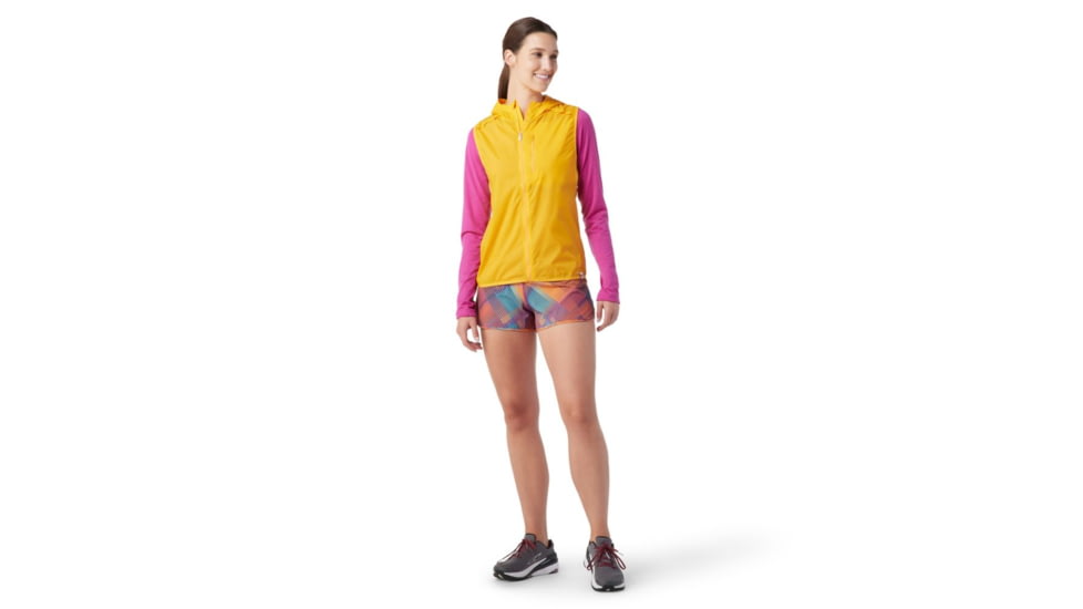 Smartwool Merino Sport Ultra Light Vest - Womens, Mango Sorbet, Large, SW016601J28L