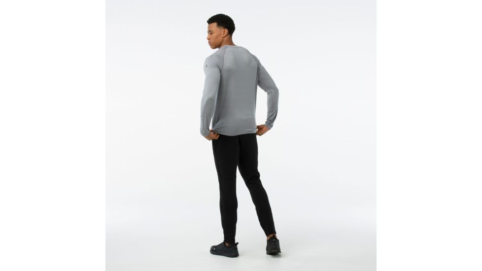 Smartwool Merino150 Base Layer Pattern Long Sleeve - Mens, Light Gray, Medium, SW014051039-M