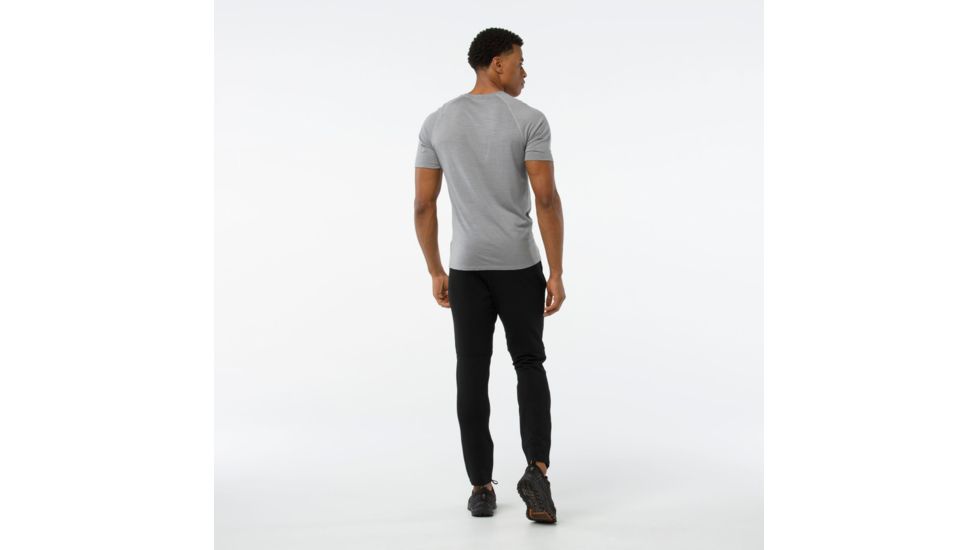 Smartwool Merino150 Base Layer Pattern Short Sleeve - Mens, Light Gray, Small, SW014050039-S
