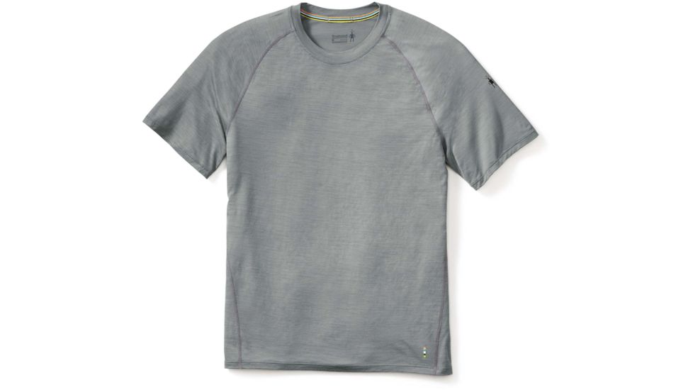Smartwool Merino150 Base Layer Pattern Short Sleeve - Mens, Light Gray, Small, SW014050039-S