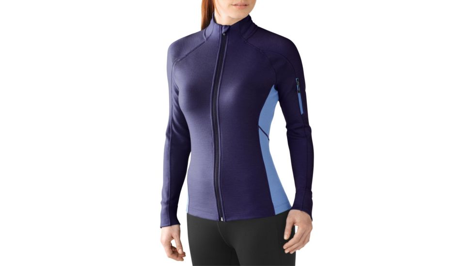 Smartwool MerinoMax Full Zip Top - Women's-Imperial Purple-X-Small