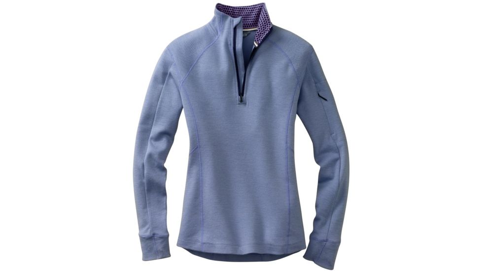 Smartwool MerinoMax Half Zip Top - Women's-Polar Purple-Large