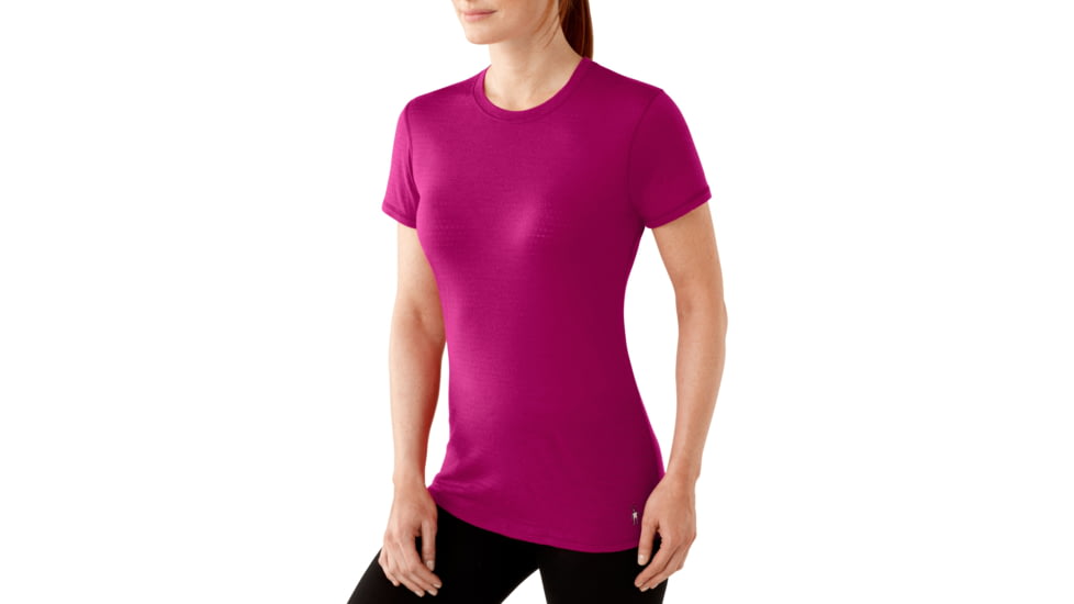 Smartwool Microweight T-Shirt - Women's-X-Small-Berry