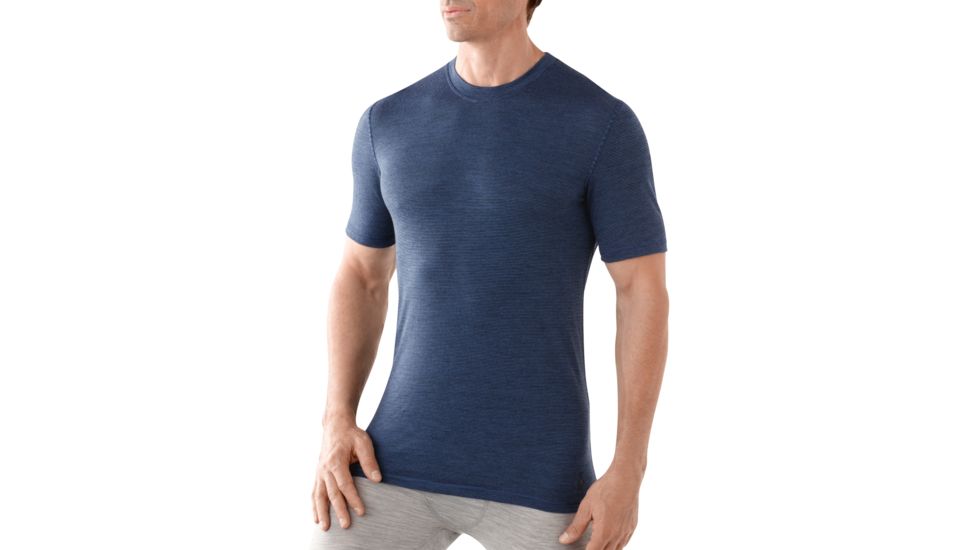 Smartwool Microweight T-Shirt - Men's-Large-Cadet Blue
