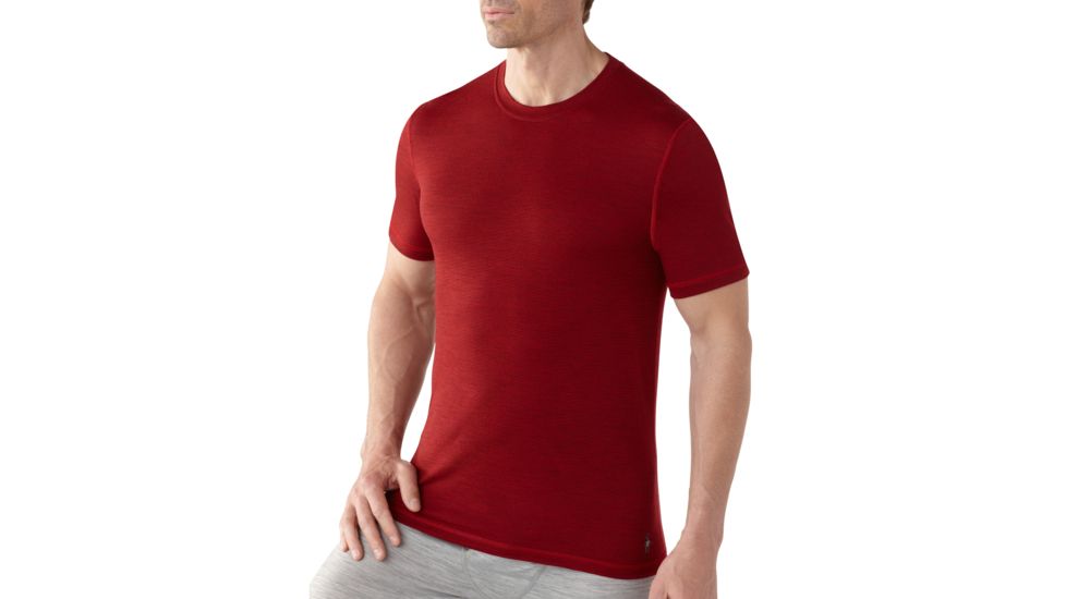 Smartwool Microweight T-Shirt - Men's-Medium-Royal Stripe