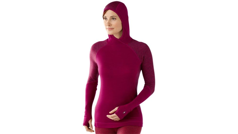 Smartwool Midweight Hoody - Women's-Berry Heather-Large