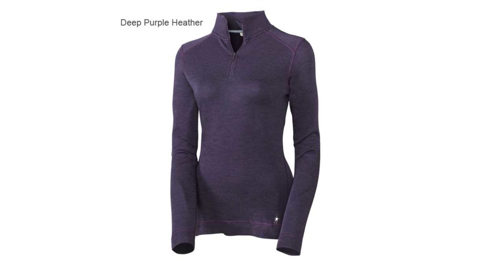 Smartwool Midweight Zip T Long Sleeve - Women's - Natural Heather M