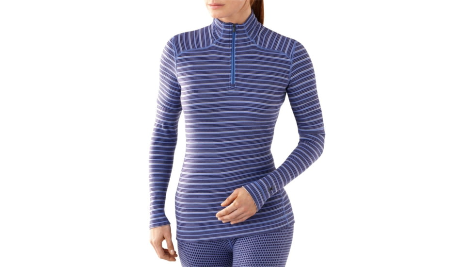 Smartwool Midweight Zip T Long Sleeve - Women's-X-Small-Polar Purple