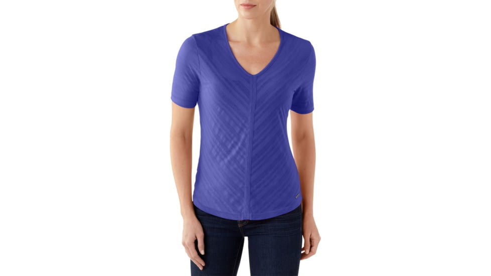 Smartwool North Lake Burnout Tee - Women's-Liberty-Medium
