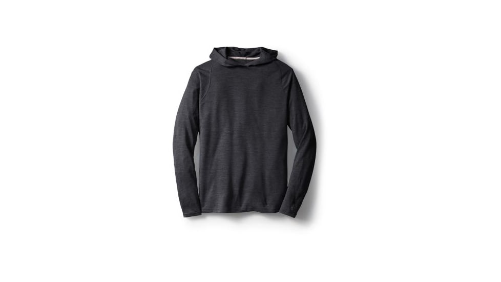 Smartwool NTS 250 Hoody - Mens, Charcoal Heather, 2XL, SW016118010XXL