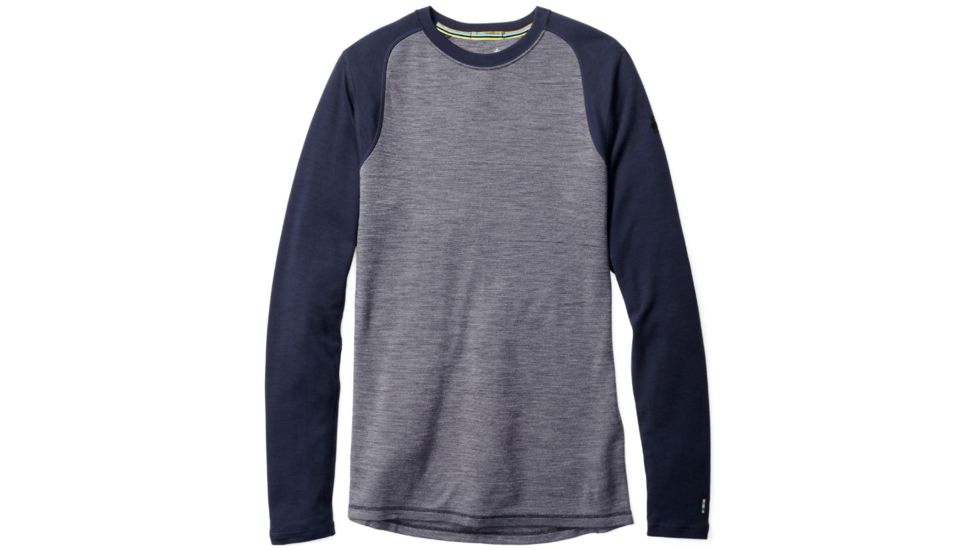 Smartwool NTS 250 Pattern Crew, Deep Navy/Winter White, Extra Large, SW0NP601598XL