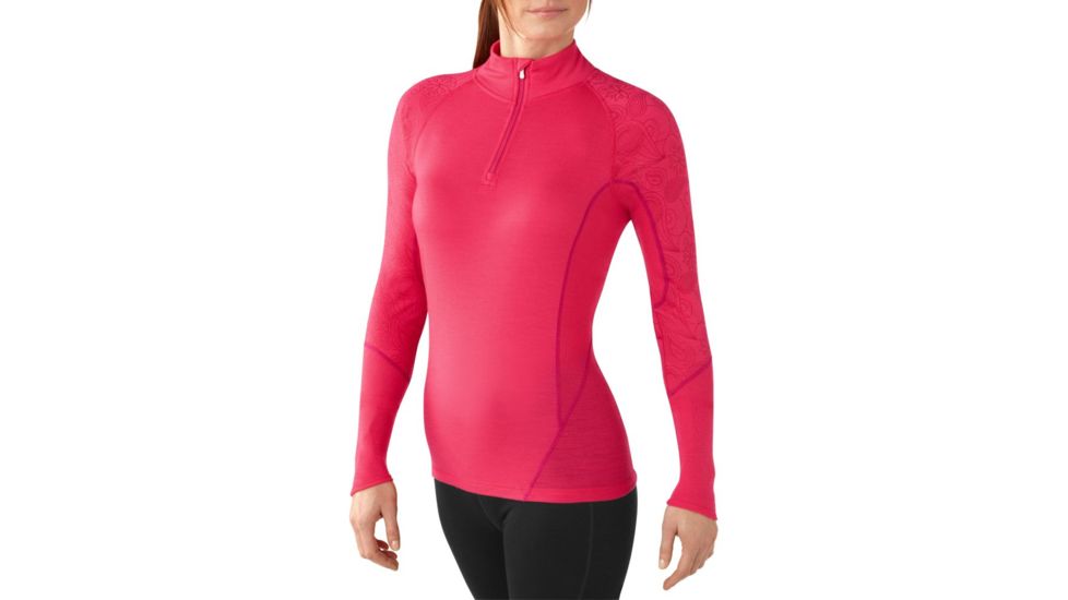 Smartwool NTS Light 195 Zip T - Women's-Printed Punch-X-Small