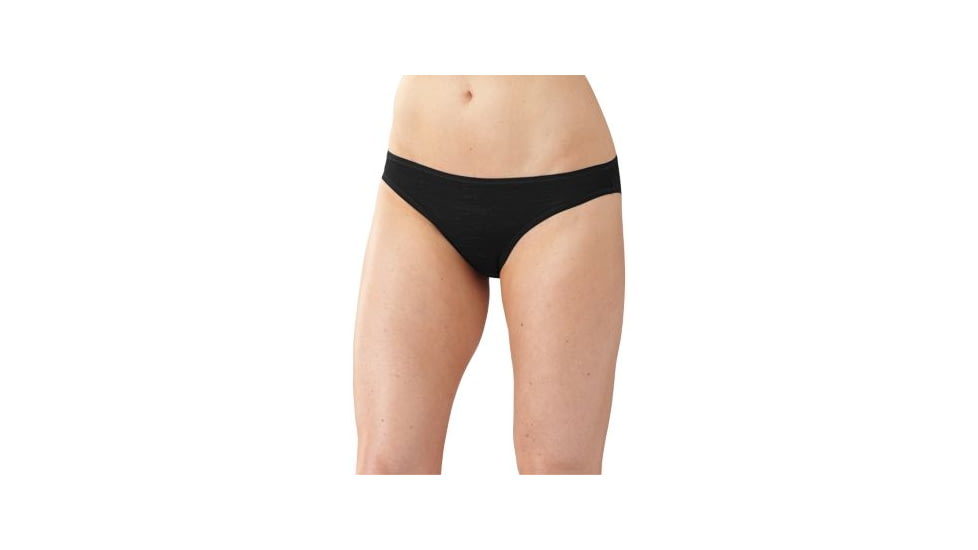 Smartwool NTS Micro 150 Bikini - Womens, Black, Extra Large, SW0SN425001XL