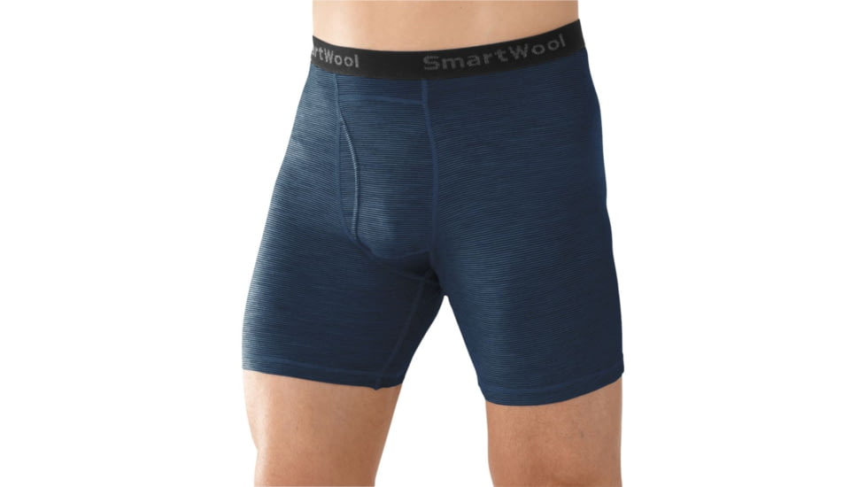 Smartwool NTS Micro 150 Boxer Brief - Men's-Pattern Cadet Blue-Small