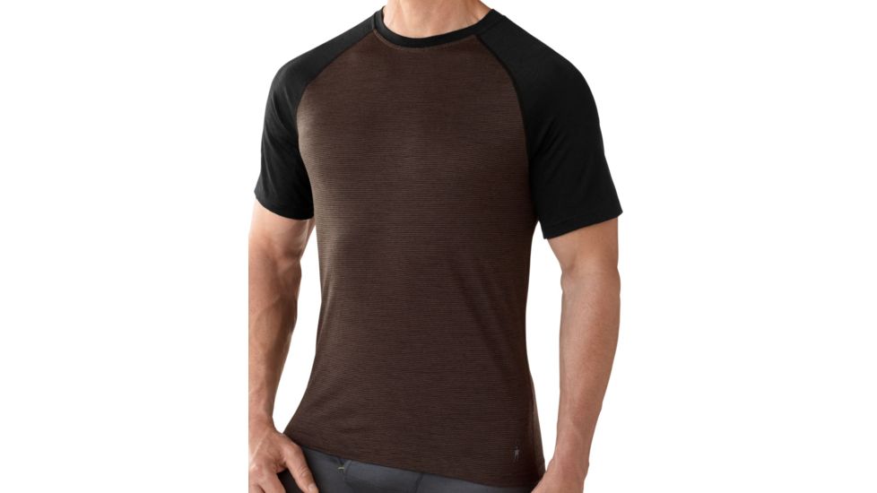 Smartwool NTS Micro 150 Combo Tee - Men's -Taupe-Small