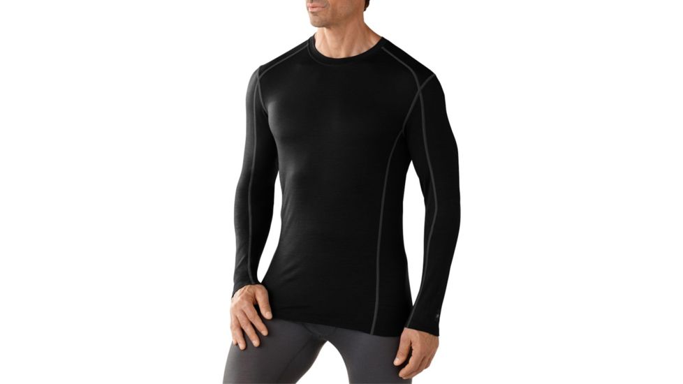 Smartwool NTS Micro 150 Crew - Mens-Medium-Black