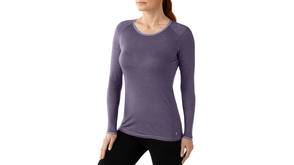 Smartwool NTS Micro 150 Crew - Womens-Pattern Desert Purple-Large