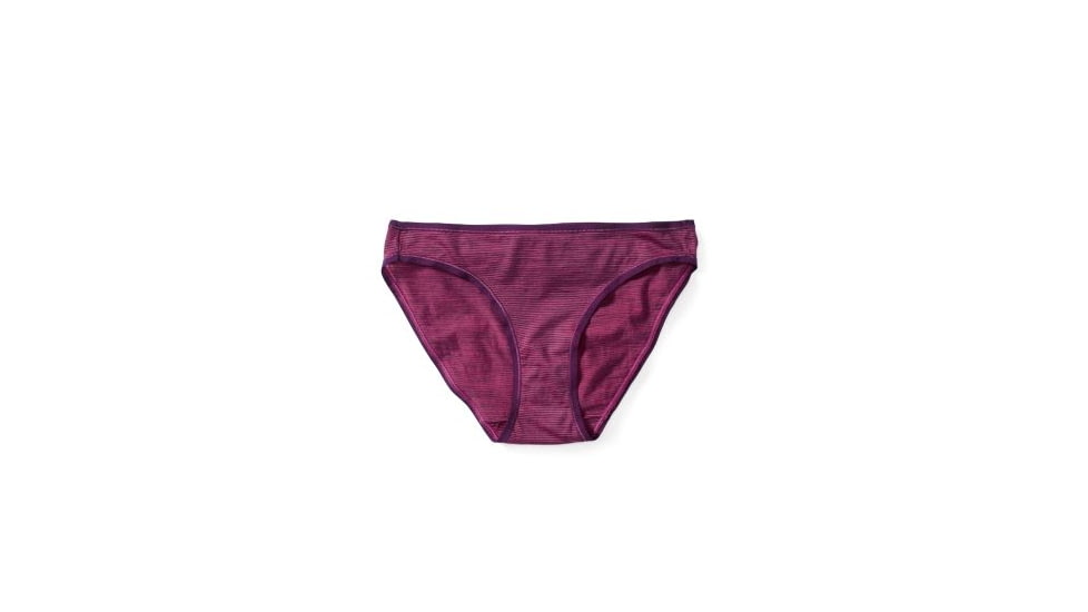 Smartwool NTS Micro 150 Pattern Bikini - Womens, Bright Pink, Extra Small, SW0NP421684XS