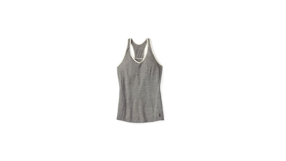 Smartwool NTS Micro 150 Pattern Tank - Womens, Silver Gray Heather, Small, SW0SN406040S