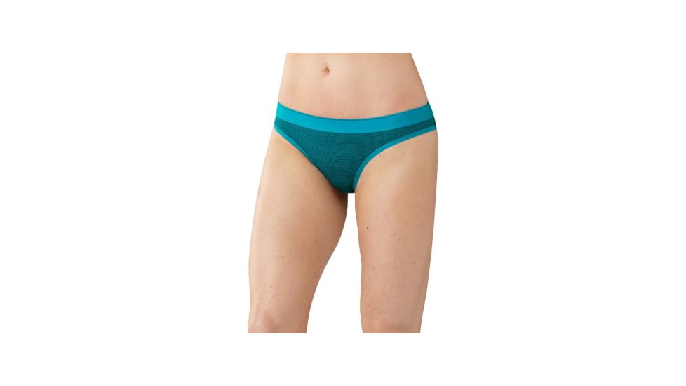 Smartwool NTS Micro 150 Pattern Thong - Womens, Capri, Extra Small, SW0SN424810XS