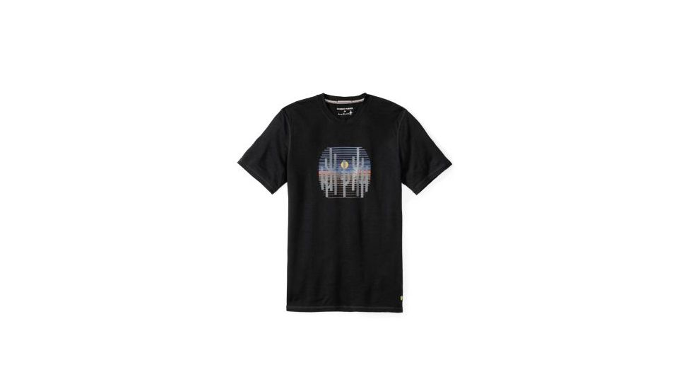 Smartwool NTS Micro 150 Tee Charley Harper National Park Poster Cactus - Mens, Black, Small, SW016052001S