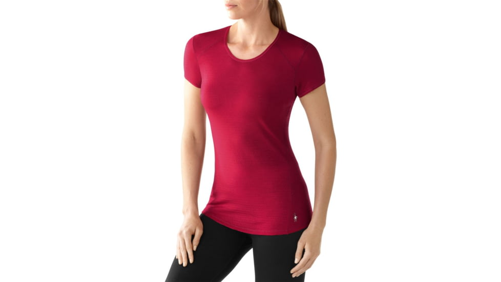 Smartwool NTS Micro 150 Tee - Women's-Small-Persian Red