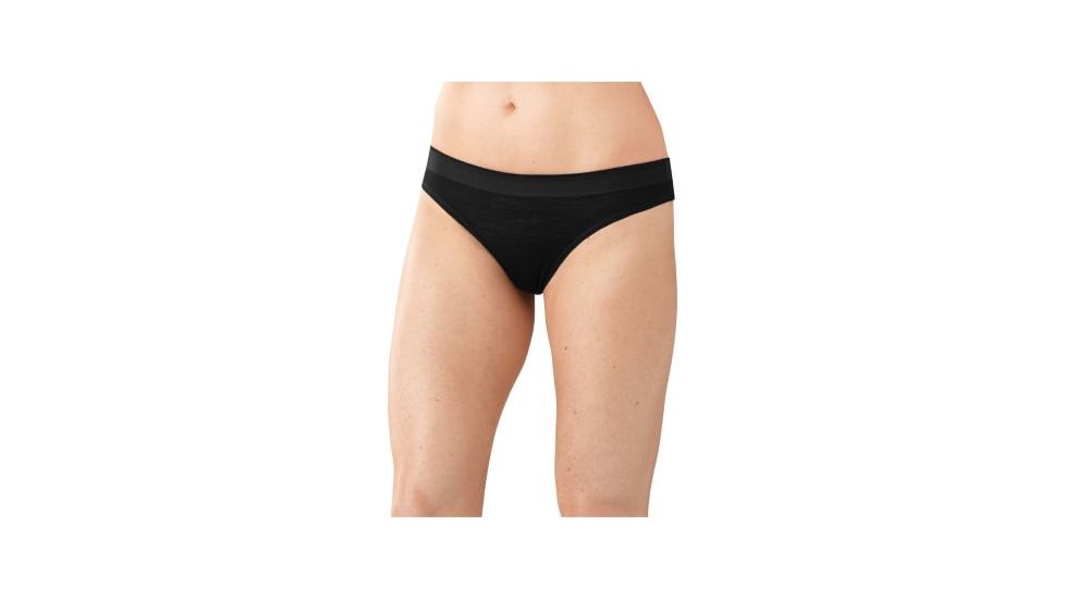 Smartwool NTS Micro 150 Thong - Womens, Black, Extra Large, SW0SN419001XL