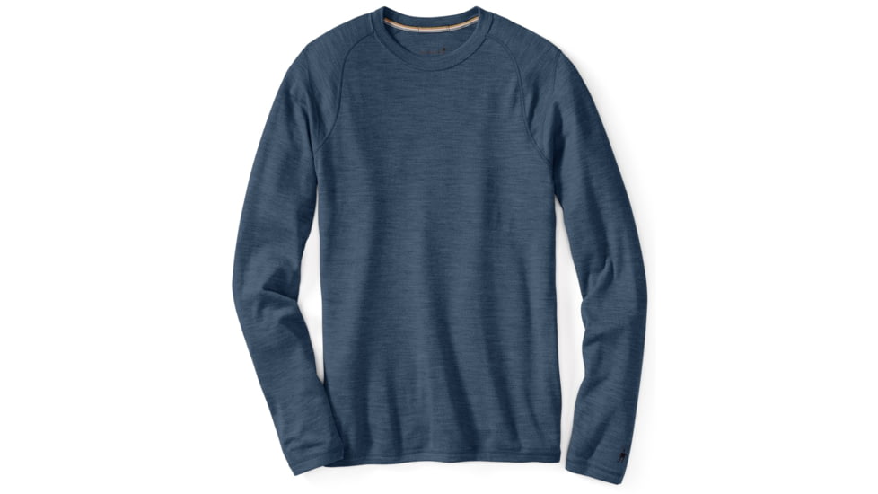 Smartwool NTS Mid 250 Crew - Men's-Dark Blue Steel Heather-Small