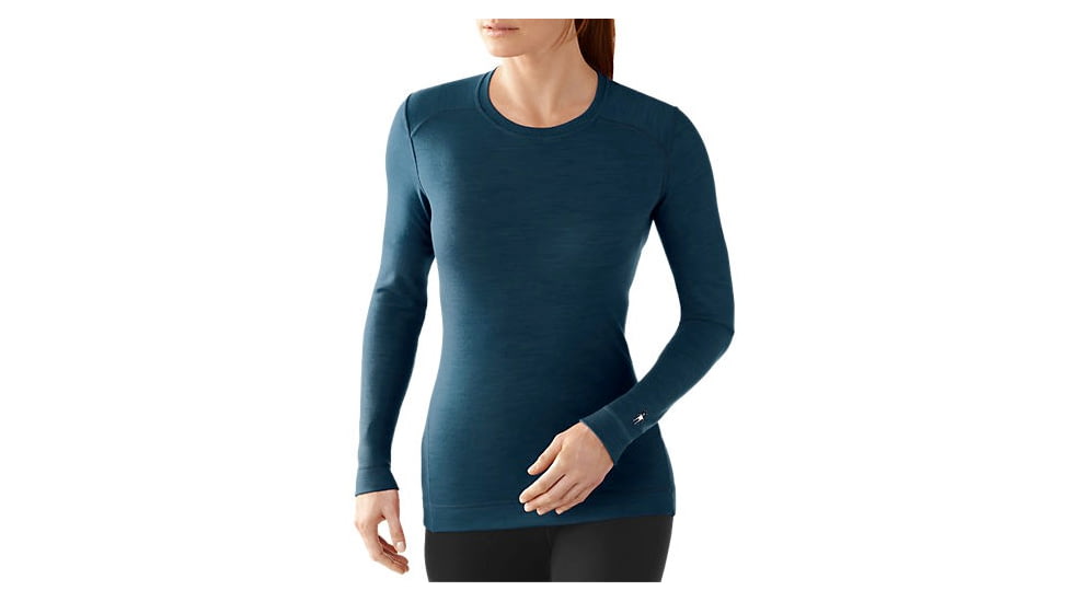 Smartwool NTS Mid 250 Crew - Women's-Deep Sea Heather-X-Large