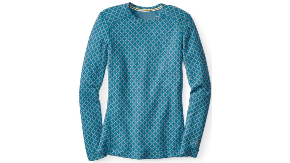 Smartwool NTS Mid 250 Crew - Women's-Glacial Blue Heather-X-Small