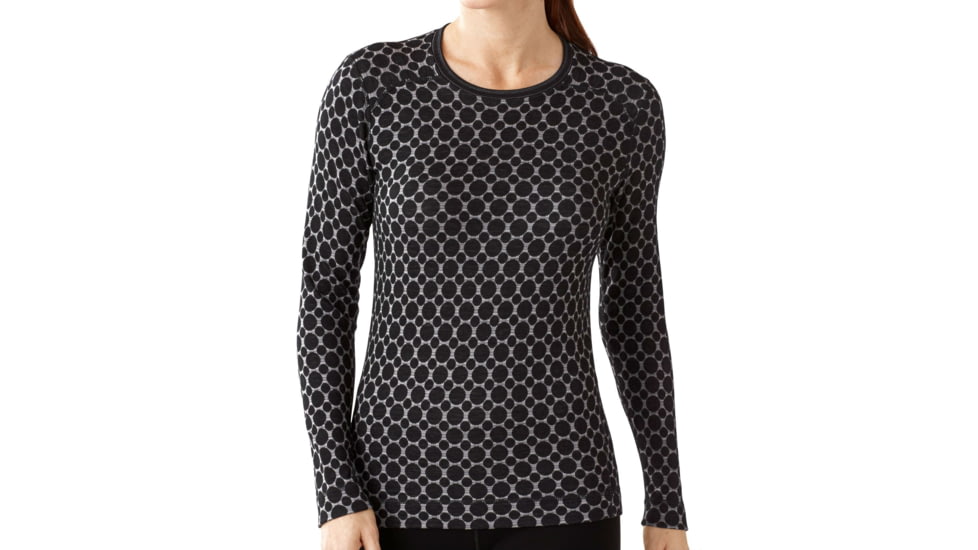 Smartwool NTS Mid 250 Crew - Women's-Pattern Black-Small